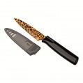 Leopárd mintás kés